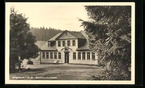 AK Stützerbach / Thür. Wald, Gasthaus Auerhahn