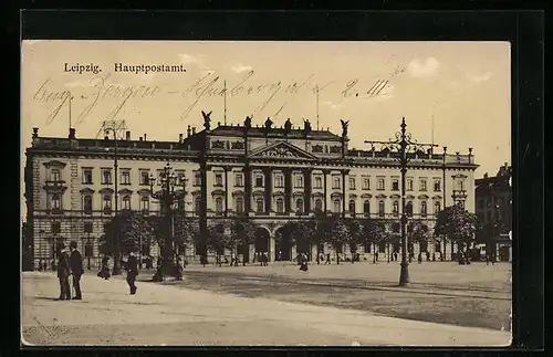 AK Leipzig, Hauptpostamt