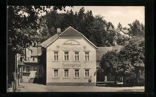 AK Tambach-Dietharz / Thür. Wald, FDGB-Erholungsheim Spittergrund