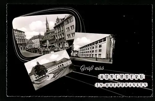 AK Münchberg / Obfr., Ortspartie