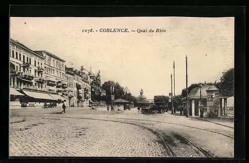 AK Koblenz, Quai du Rhin