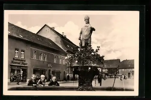 AK Kölleda / Sömmerda, am Wippertusbrunnen