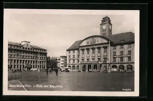 AK Sonneberg / Thür., Platz der Republik