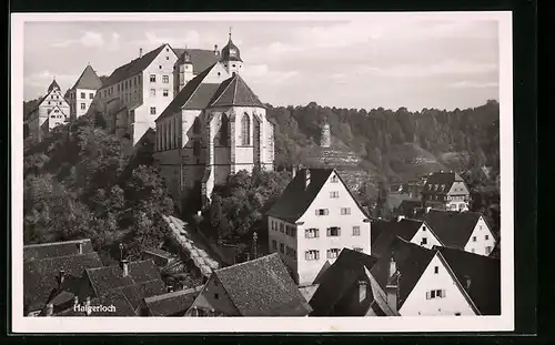 AK Haigerloch, Teilansicht mit Schloss