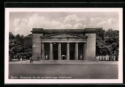 AK Berlin, Ehrenmal für die im Weltkriege Gefallenen