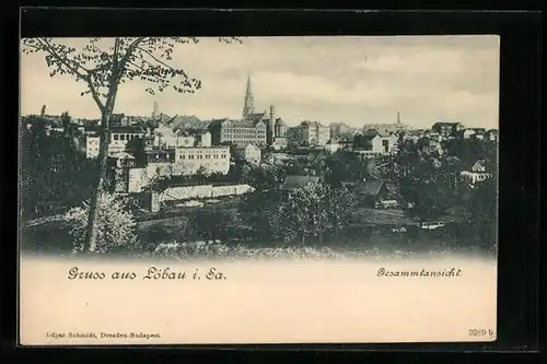 AK Löbau i. Sa., Gesamtansicht