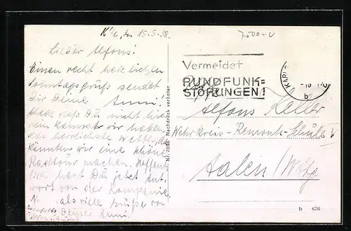 AK Maxau-Maximiliansau, Blick auf die neue Rheinbrücke