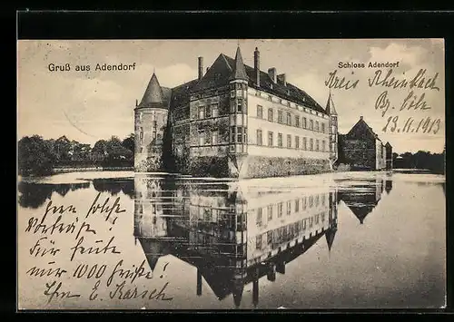 AK Adendorf, Blick auf Schloss Adendorf