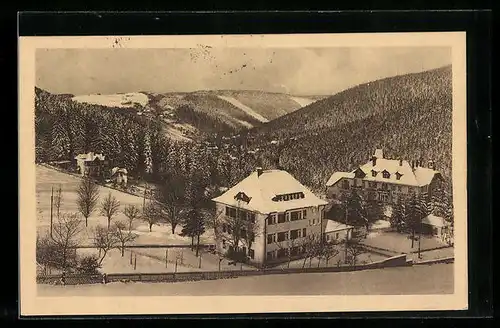 AK Bärenfels, Blick auf d. Kurhausanlage Kaiserhof, Versicherungsanstalt sächs. Gewerbekammern a. G.