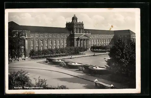 AK Krefeld, Vorderansicht vom Realgymnasium