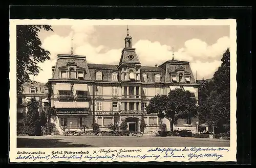 AK Badenweiler, Blick auf Hotel Römerbad
