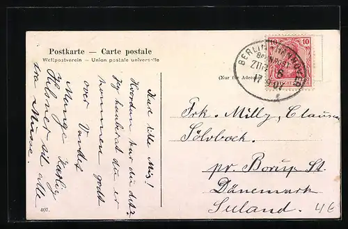 AK Berlin, Partie am Neuen See im Tiergarten