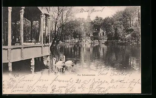 AK Kiel, Blick auf Schwanensee