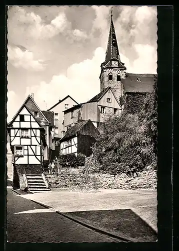 AK Kettwig a. d. Ruhr, Kirchtreppe