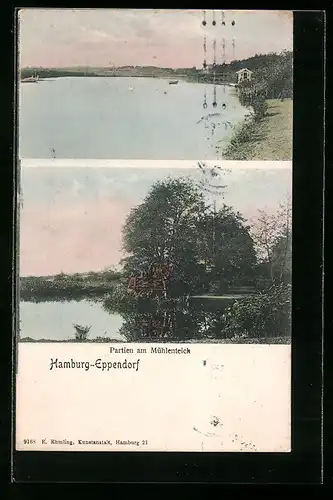 AK Hamburg-Eppendorf, Partien am Mühlenteich