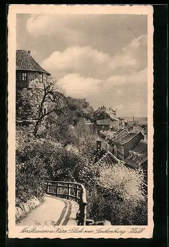 AK Nordhausen a. Harz, Blick vom Finkenburg-Wall