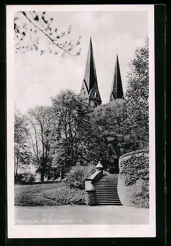 AK Neuruppin, an der Klosterbrücke