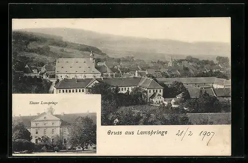 AK Lamspringe, Ortsansicht und Kloster