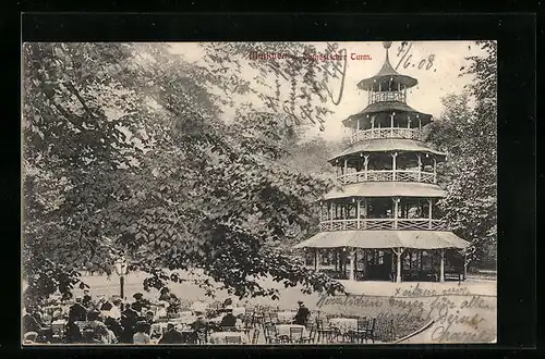 AK München, Chinesischer Turm