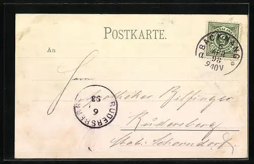 AK Weingarten, Gesamtansicht aus der Vogelschau