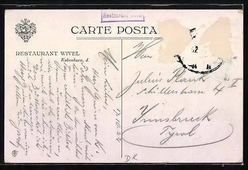 AK Kobenhavn, Restaurant Wivel