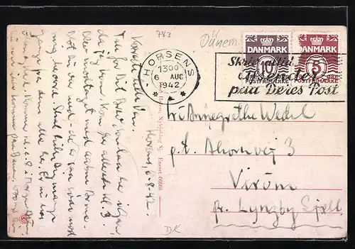 AK Rorvig, Blick auf die Kirche