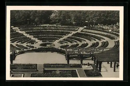 AK Essen, Grosse Ruhrländische Gartenbau-Ausstellung Gruga 1929, Dahlien-Anlage