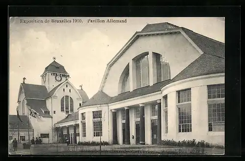 AK Bruxelles, Exposition de Bruxelles 1910, pavillon Allemand