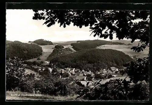 AK Deifeld /Hochsauerland, Blick auf den Ort