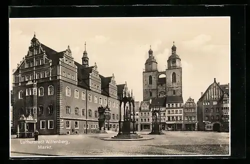 AK Wittenberg, Blick auf den Markt