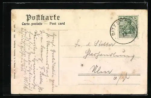 AK Ditzenbach, Blick zum neuen Kurhaus