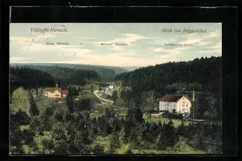 AK Villingen-Kirnach, Blick ins Brigachthal