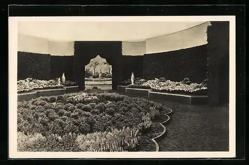 AK Dresden, Jubiläums-Gartenbau-Ausstellung 1926, aus der ersten Blumenschau