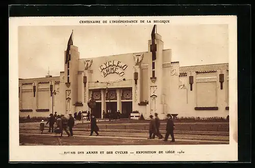 AK Liége, Exposition 1930, Palais des Armes et des Cycles