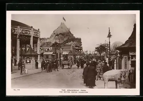 AK London, British-Empire Exhibition 1924, the Amusement Park