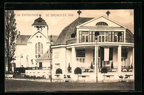 AK Bruxelles, Exposition 1910, Deutsches Weinhaus Kaiserhof Berlin