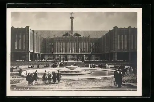 AK Köln, Offizielle Postkarte der Pressa 1928 - Messehof