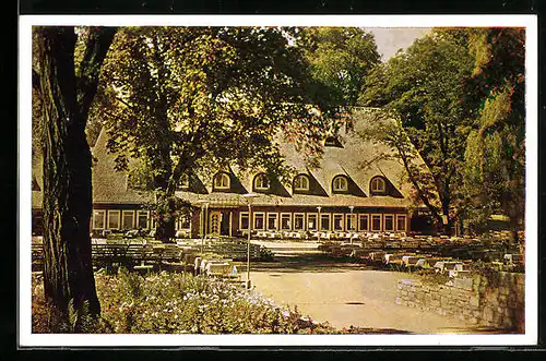 AK Hamburg, Niederdeutsche Gartenschau Planten und Blomen 1935, Bauernschänke