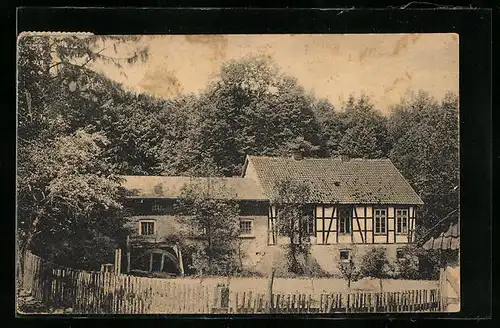 AK Springe a. Deister, Gasthaus Holzmühle von Ernst Daeves