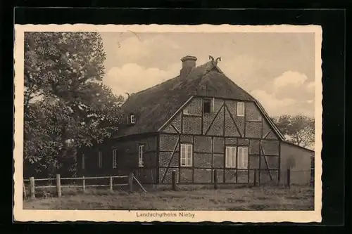 AK Nieby, Blick auf das Landschulheim