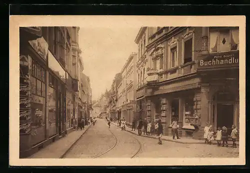 AK Siegburg, Kaiserstrasse Ecke Holzgasse