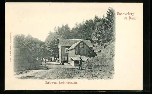 AK Andreasberg im Harz, Restaurant Rehbergergraben