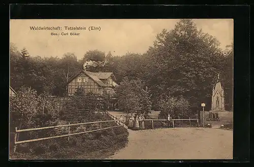 AK Königslutter, Gasthaus-Waldwirtschaft Tetzelstein