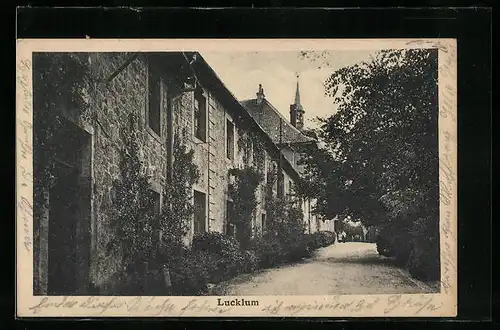 AK Lucklum, Blick in eine kleine Strasse