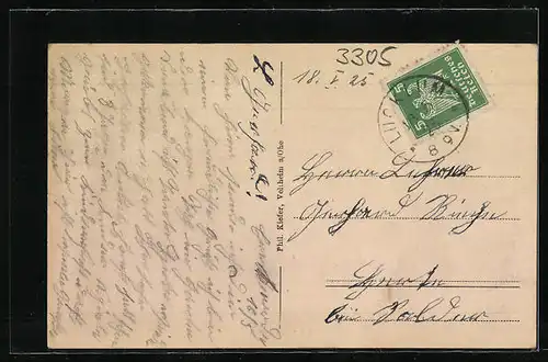 AK Lucklum, Blick in eine kleine Strasse