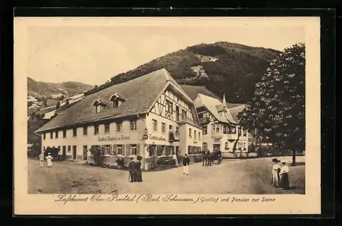 AK Ober-Prechtal, Gasthof und Pension zur Sonne