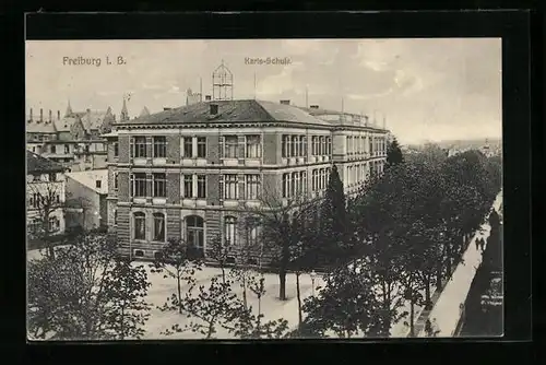 AK Freiburg i. B., Blick auf die Karls-Schule