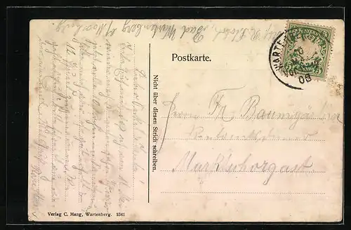 AK Wartenberg, Totalansicht mit Bad Wartenberg