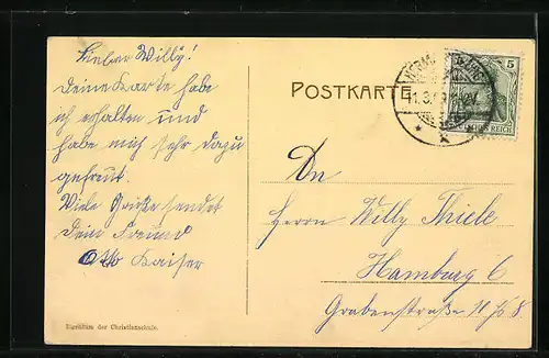 AK Hermannsburg i. Hann., Gesamtansicht der Christianschule