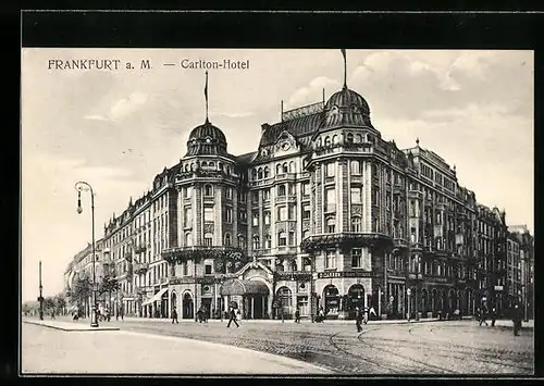 AK Frankfurt a. M., Carlton-Hotel